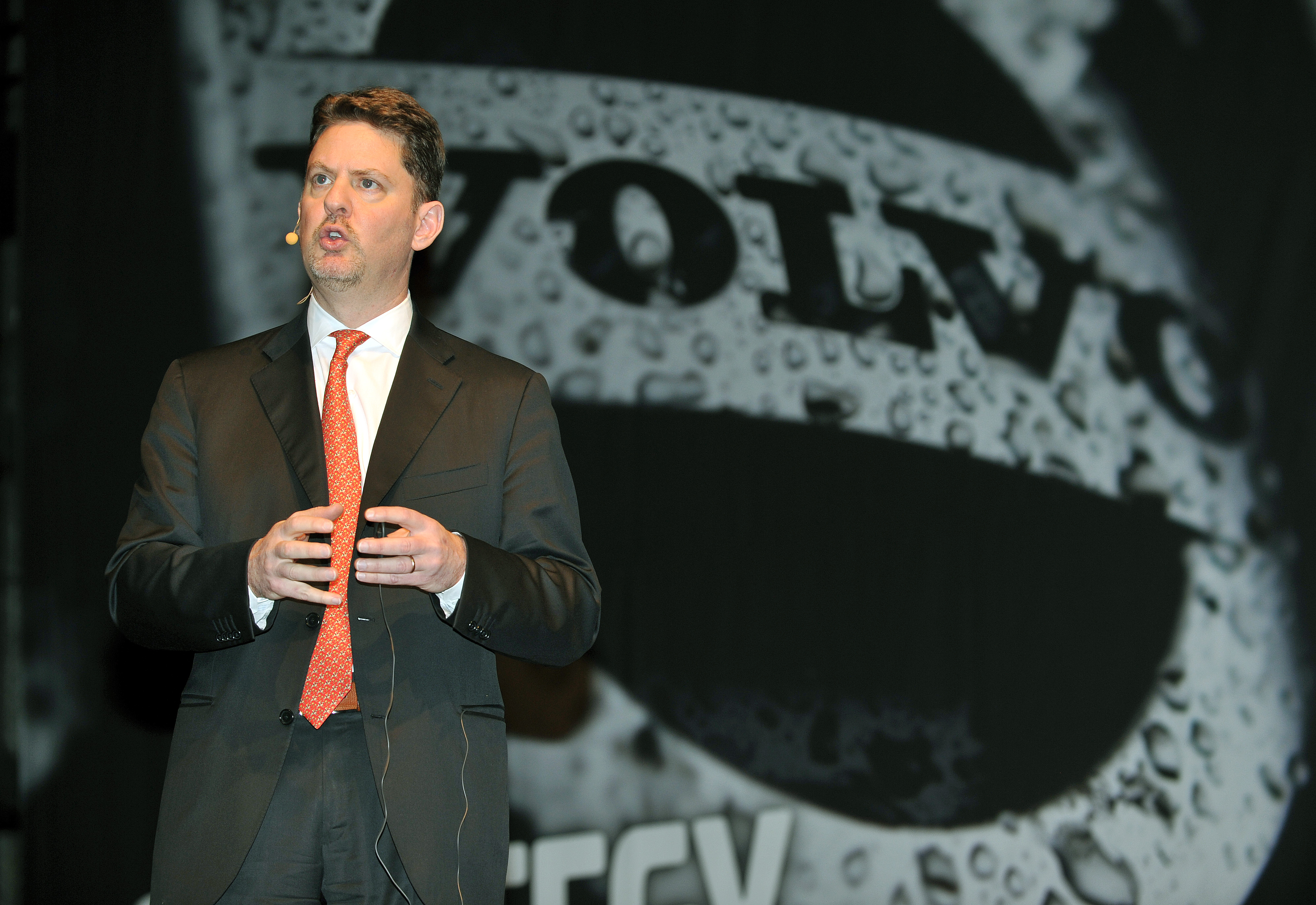 Volvo @ Bauma – Volvo CE president, Pat Olney