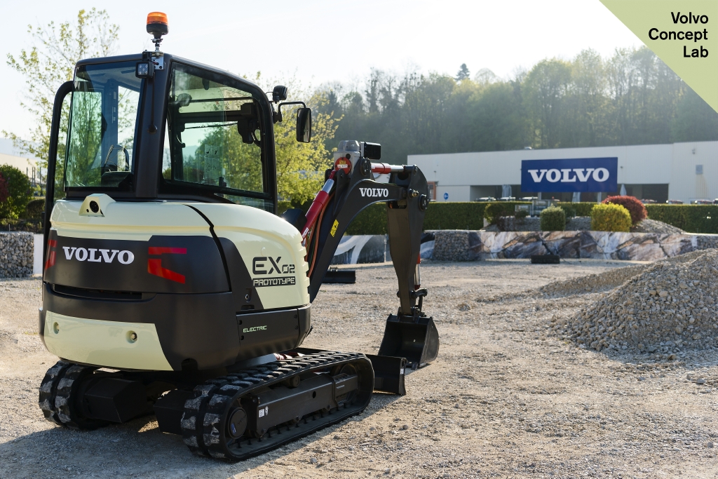 Volvo CE a creat primul prototip de excavator compact 100% electric