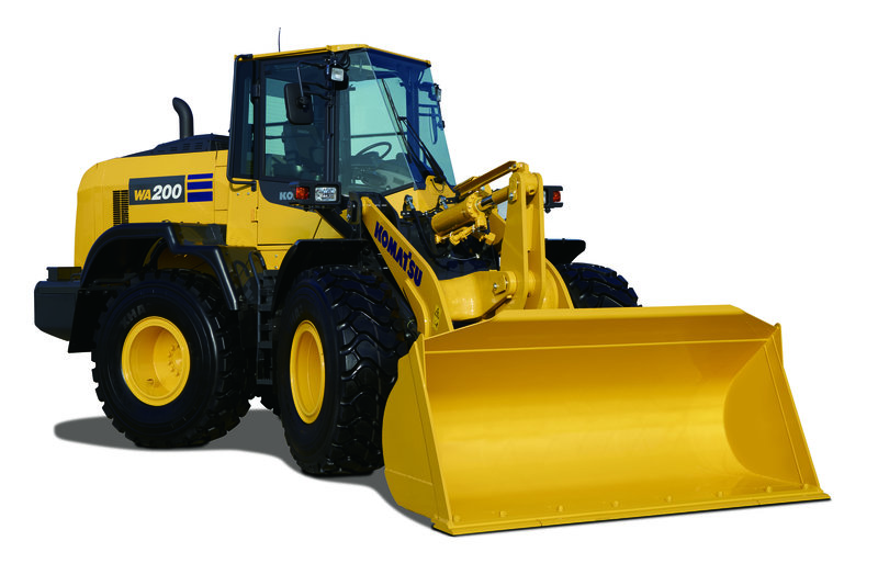 Lansare mondială – Încărcătorul pe roți Komatsu WA200‐8