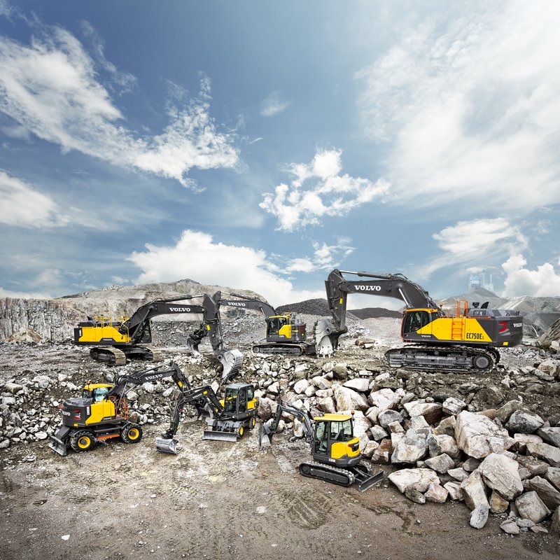 Excavatoarele Volvo duc istoria mai departe