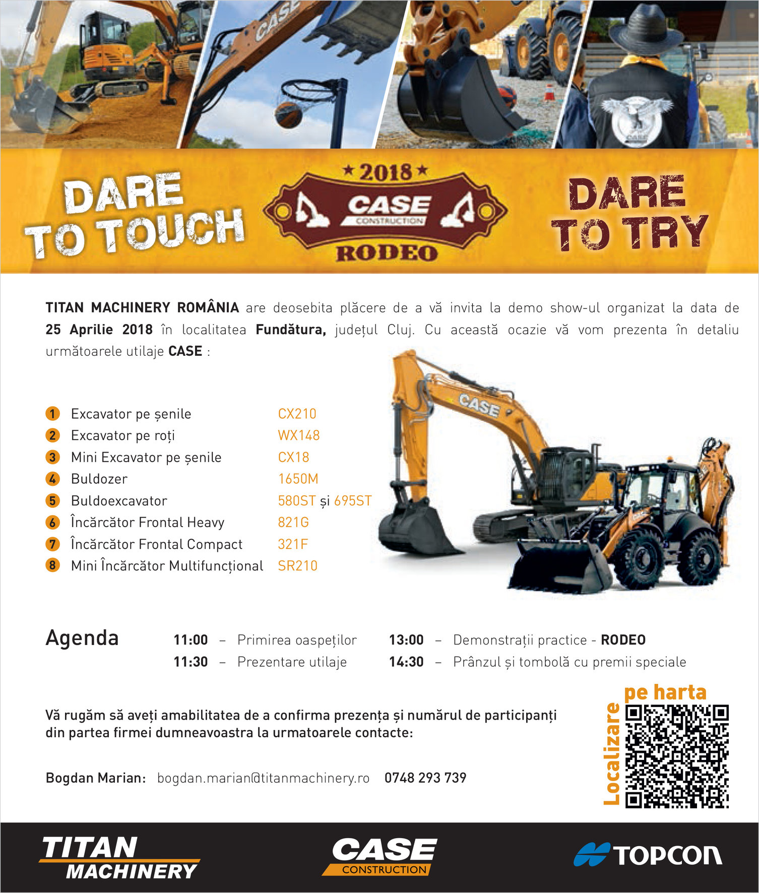Titan Machinery vă invită pe 25 aprilie la Demo-Show