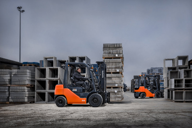 TOYOTA TONERO în industria construcțiilor