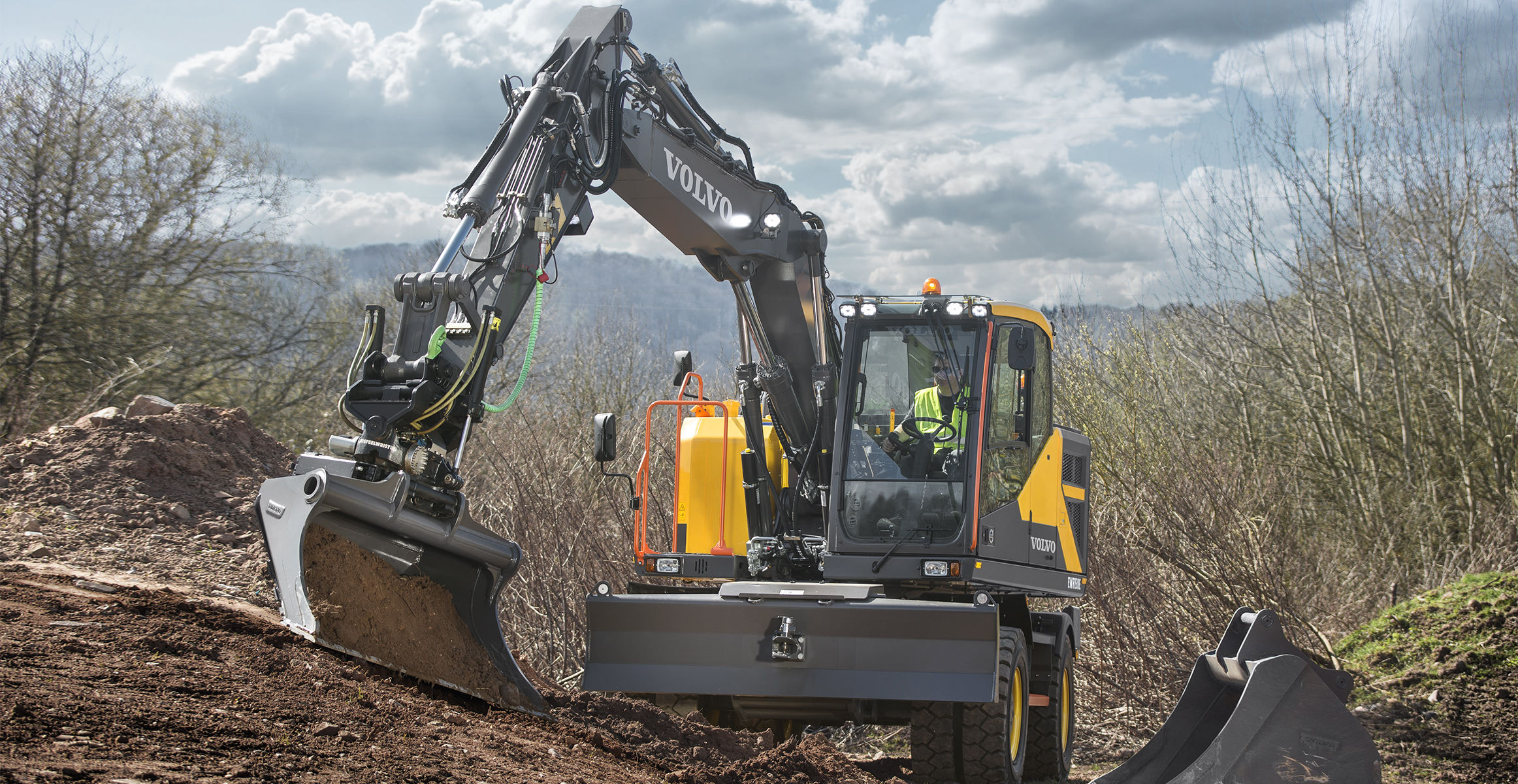 Excavatorul Volvo EWR170E – Făcut să se miște