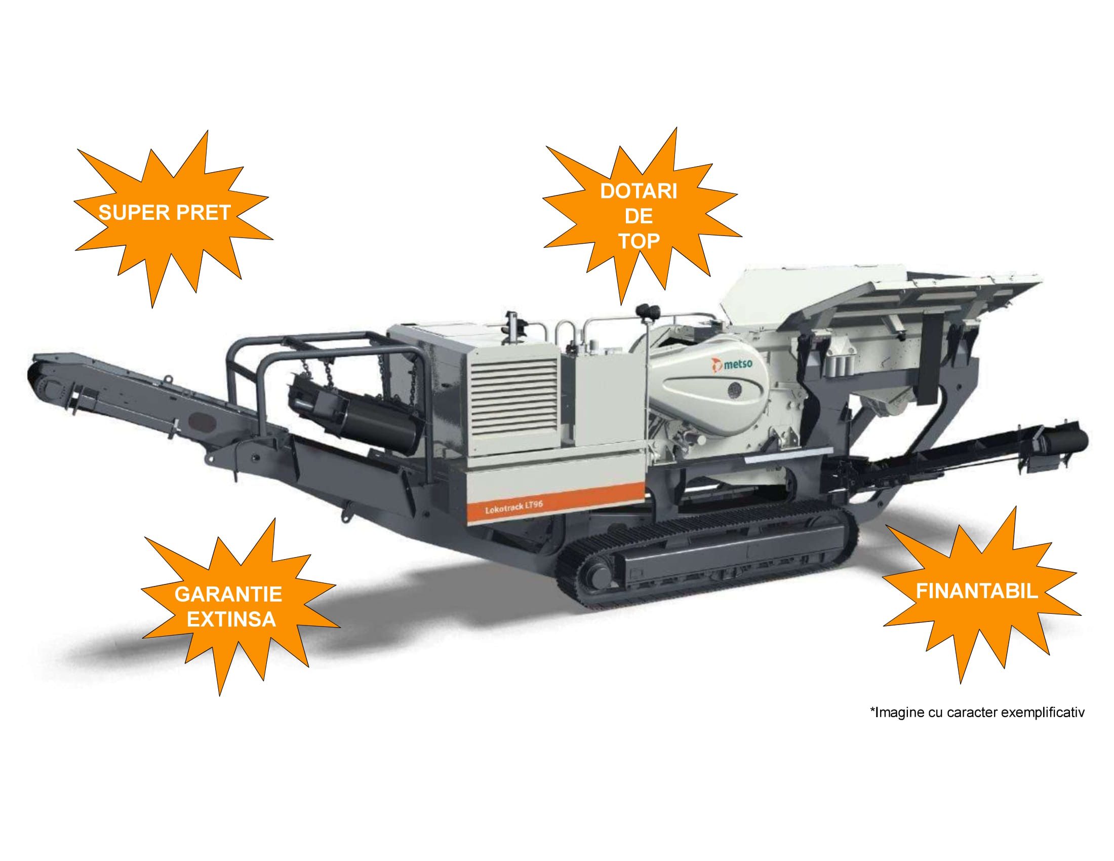 DE VÂNZARE – Utilaj Metso LT96