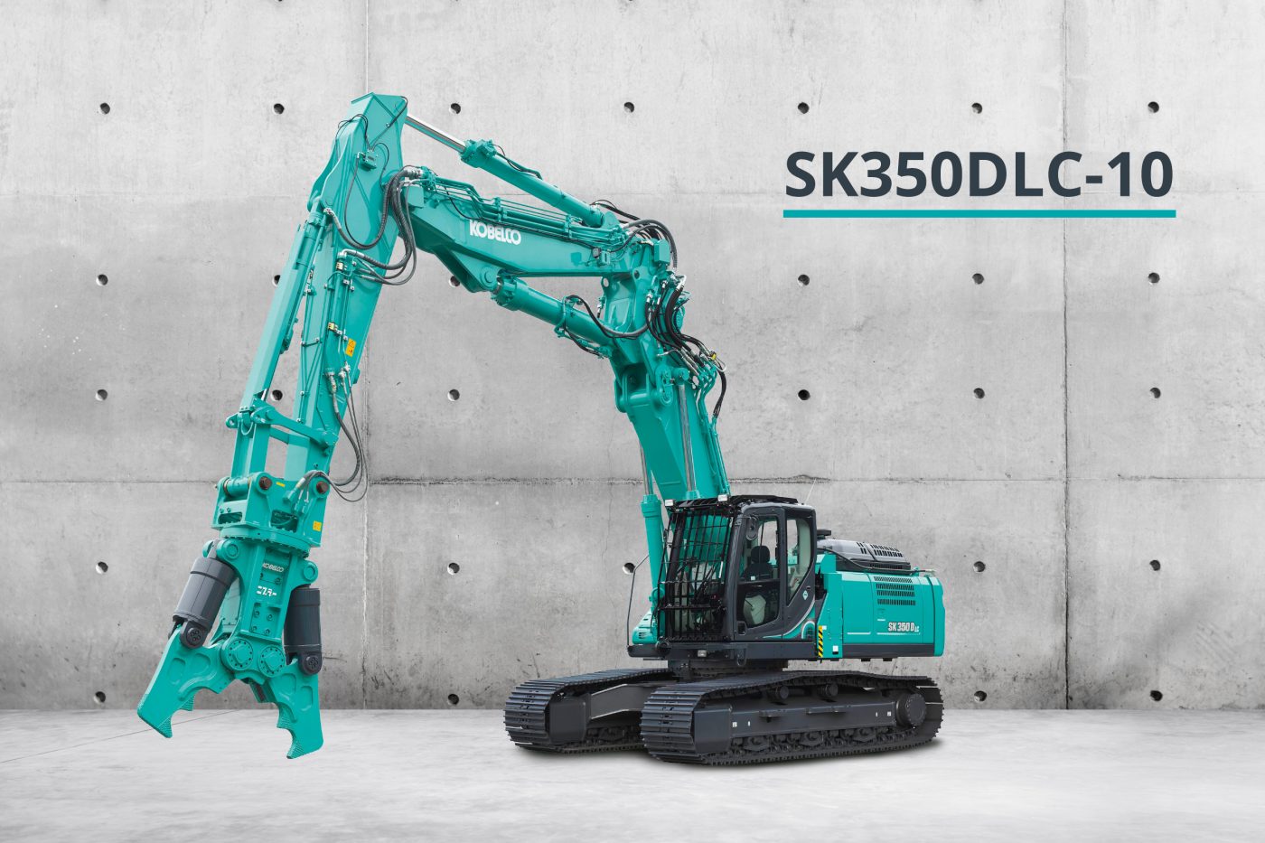 SK350DLC-10 – Cel mai mic utilaj pentru demolări de la Kobelco