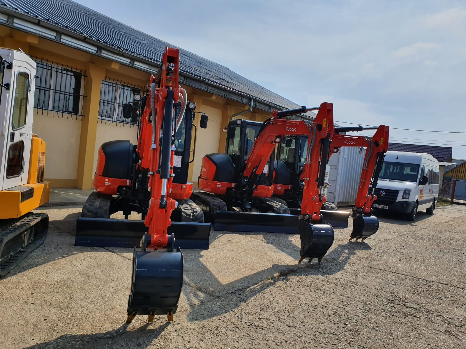 Miniexcavatoarele Kubota, la lucru în Moldova