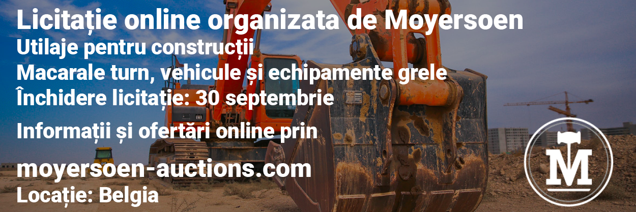 Licitație moyersoen-auctions.com – 30 Septembrie 2019