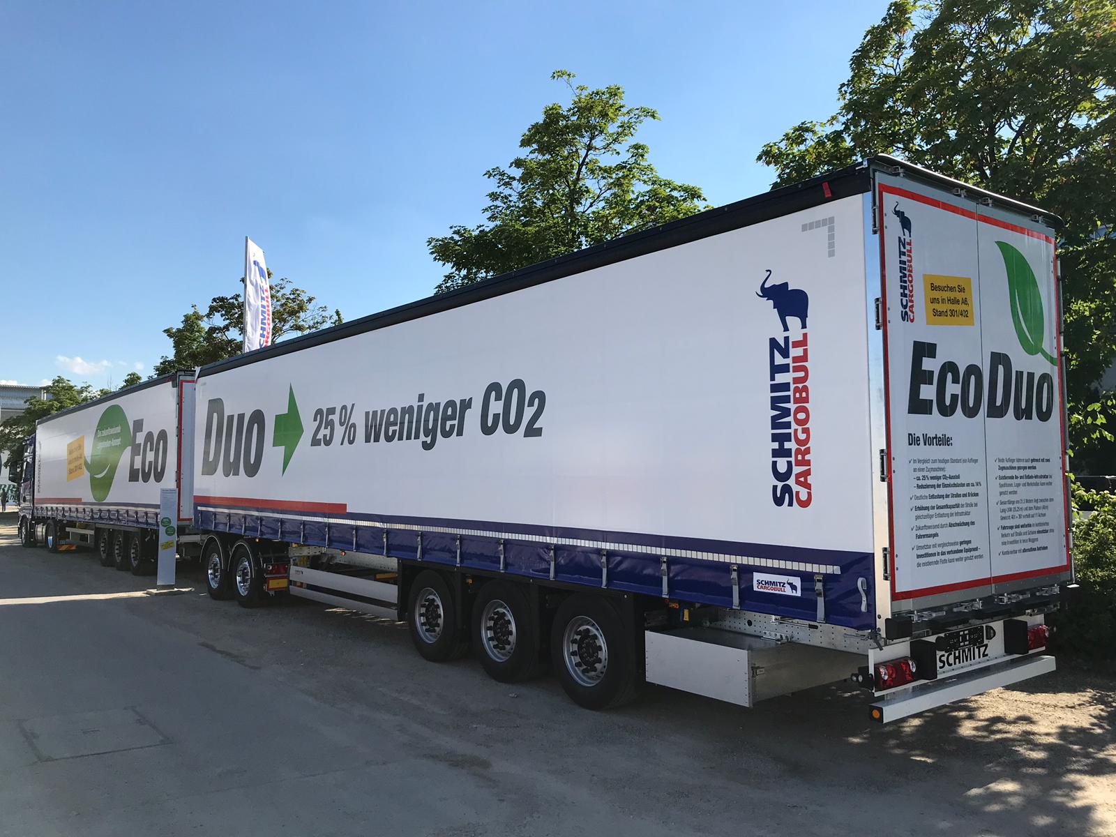 Conceptul de transport EcoDuo de la Schmitz Cargobull