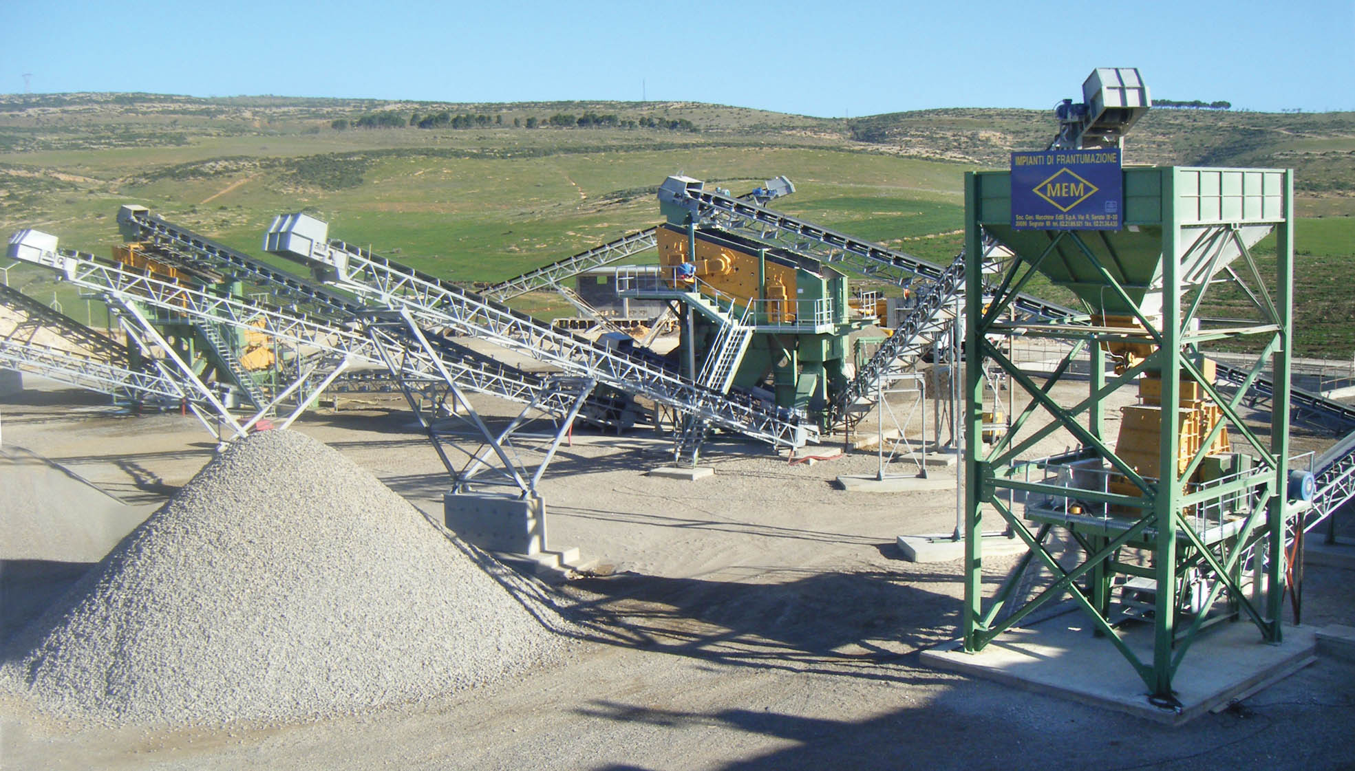 Lumea agregatelor minerale- MEM Impianti – Italia