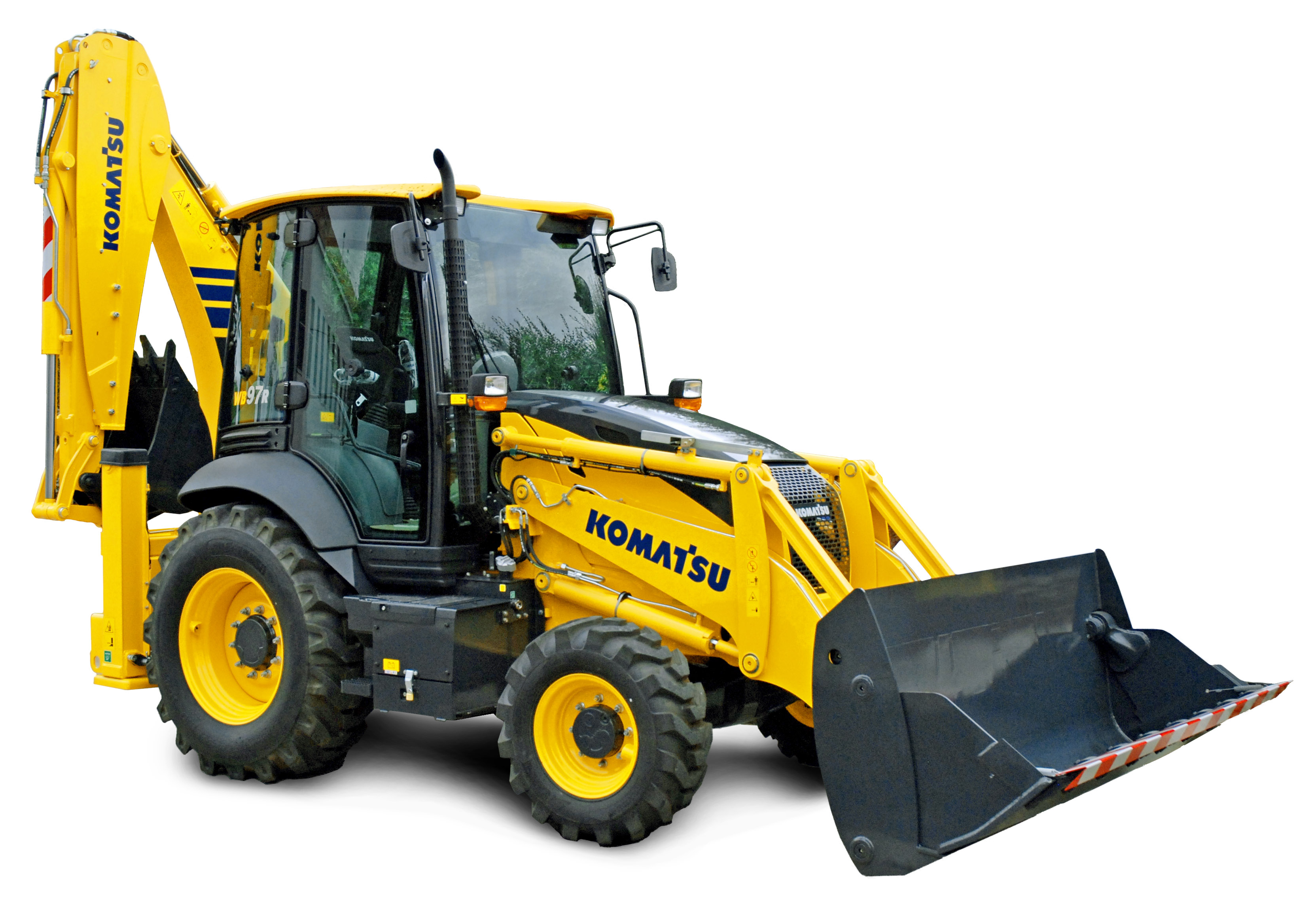 Komatsu WB97R-8  completează gama de utilaje pentru performanță