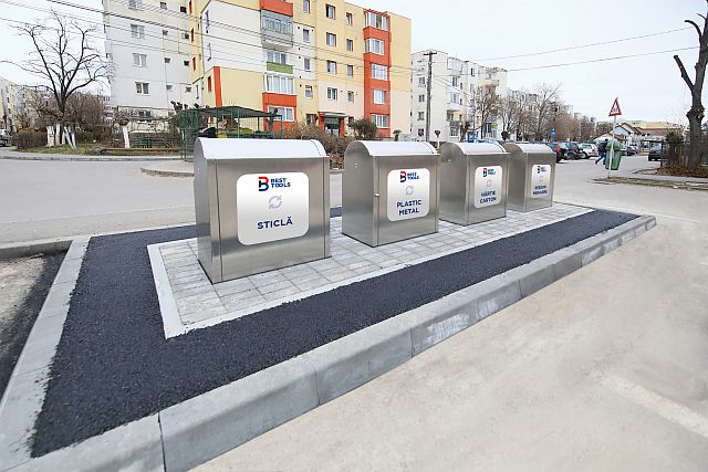 Platforme subterane de colectare selectivă a deșeurilor