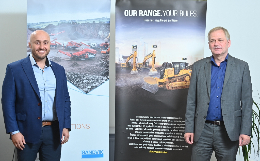 Bergerat Monnoyeur este noul distribuitor pentru Sandvik Mobile Crushers and Screens in Romania
