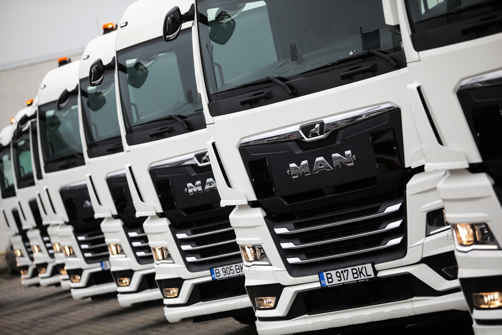 MHS Truck&Bus Group livrează o flotă de 20 autocamioane MAN TGX