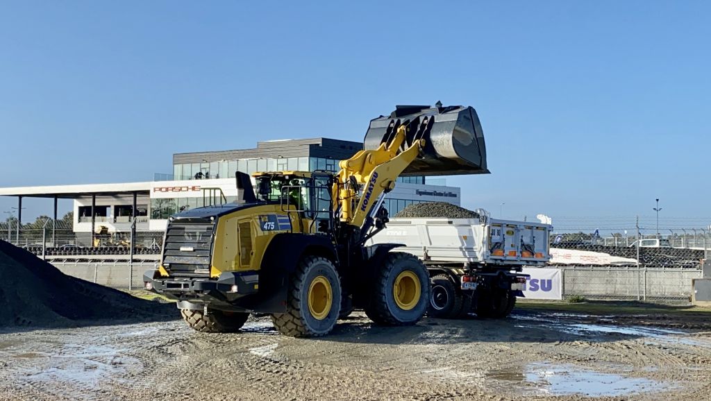 Komatsu WA 475-10, prezent pe șantierele din întreaga lume