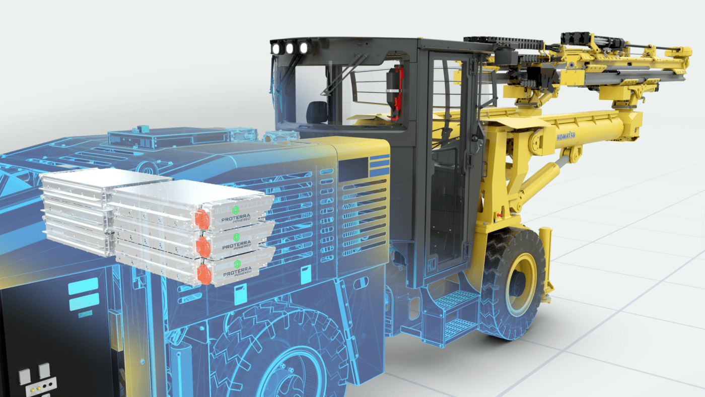 Komatsu și Proterra anunță dezvoltarea a nou utilaje electrice pentru industria de minerit