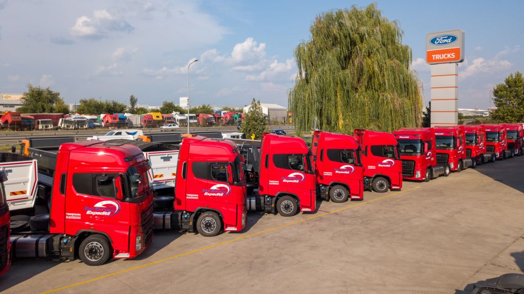 Cefin Trucks livrează o flotă Ford Trucks F-MAX către Est Europa Expediții