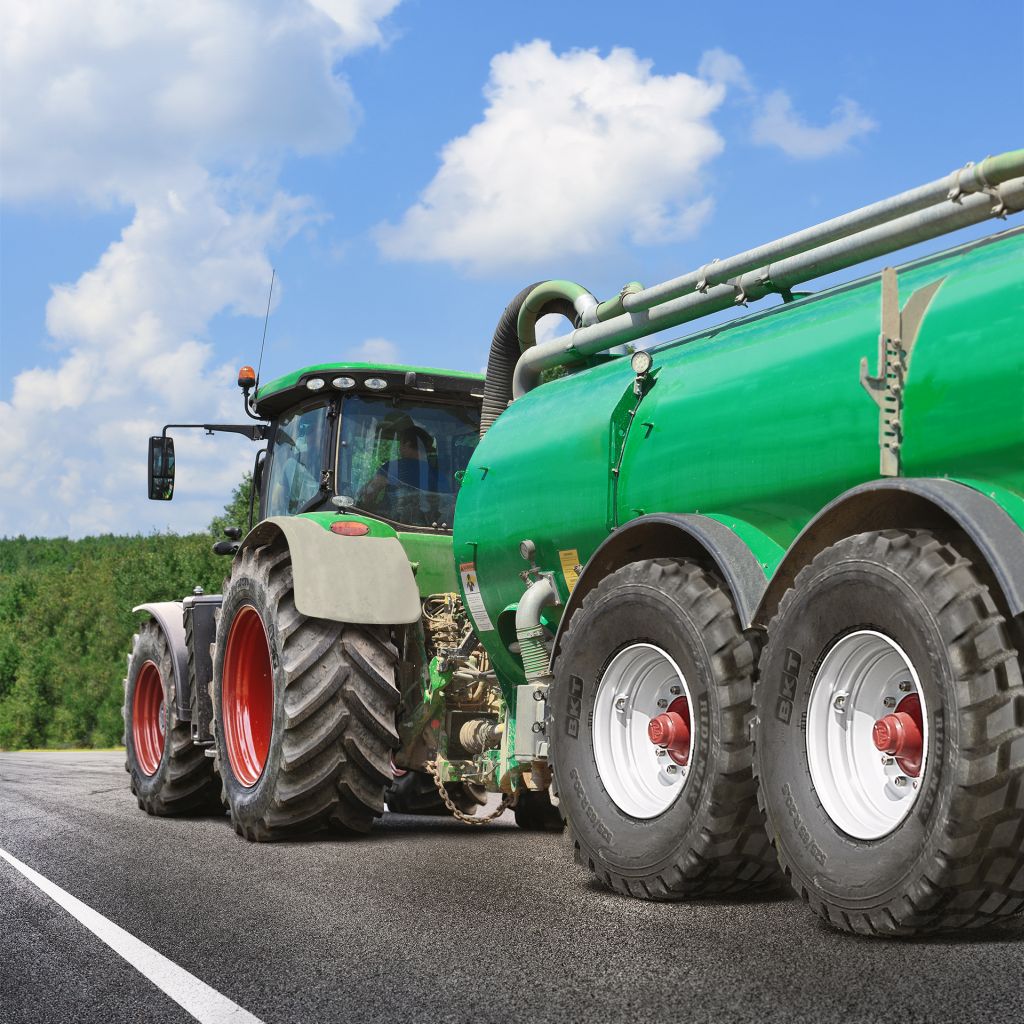 Kalush,,Ukraine,July,20,,2018:,A,John,Deere,Tractor,With